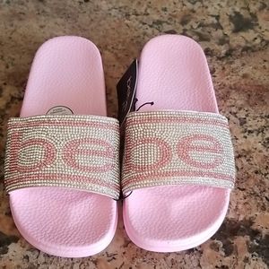 Bebe Girls Rhinestone Sandals